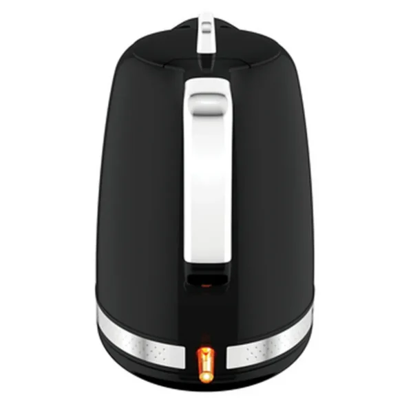 Moulinex BY320B electric kettle 1.7 L 2400 W Black, Stainless steel