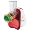 Moulinex DJ755G electric grater/spiralizer Red, White