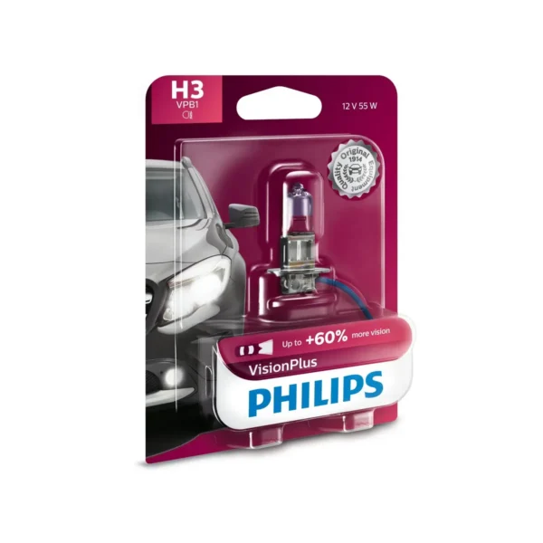 Philips VisionPlus 12336VPB1 car light bulb H3 55 W Halogen