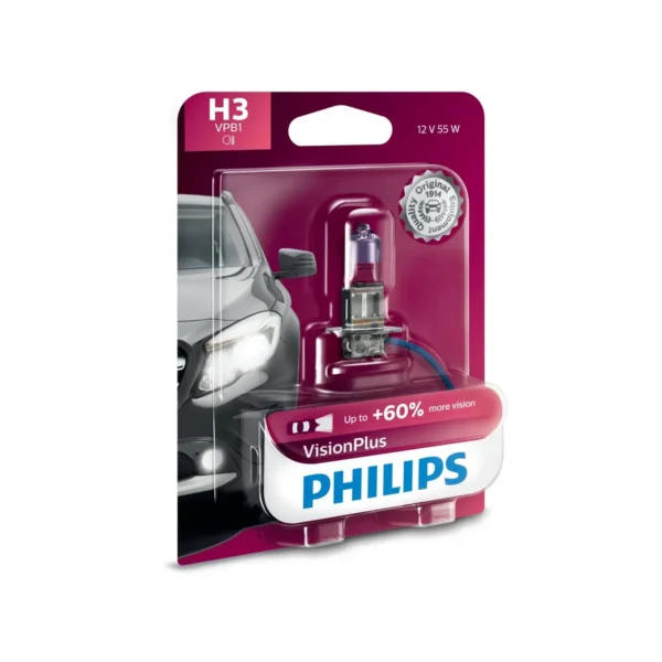Philips VisionPlus 12336VPB1 car light bulb H3 55 W Halogen