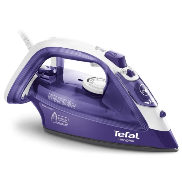 Tefal EasyGliss FV3930 iron Dry & Steam iron Durilium soleplate 2300 W Purple, White