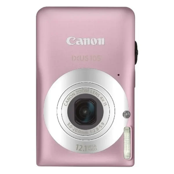 Canon IXUS 105 1/2.3″ Compact camera 12.1 MP CCD 4000 x 3000 pixels Pink, Silver