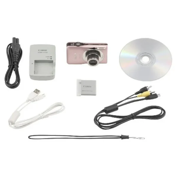 Canon IXUS 105 1/2.3″ Compact camera 12.1 MP CCD 4000 x 3000 pixels Pink, Silver