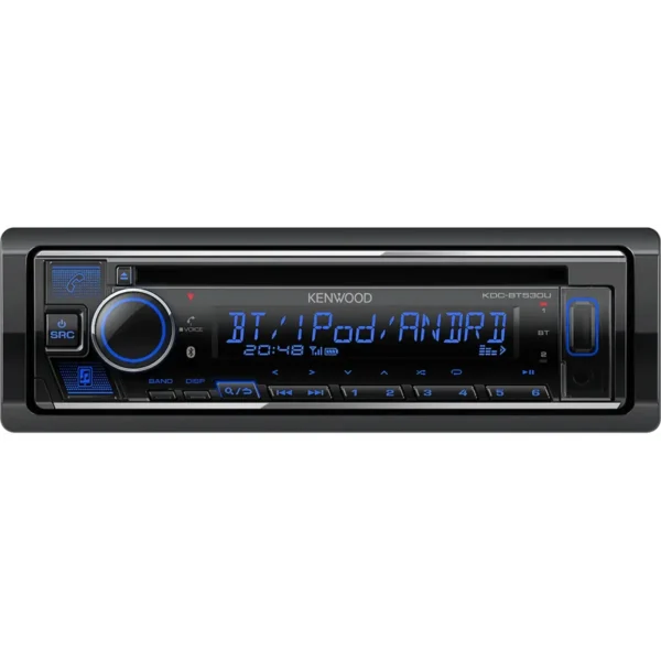 Kenwood KDC-BT530U car media receiver Black 88 W Bluetooth