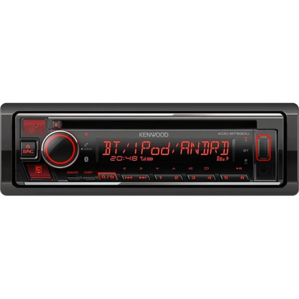 Kenwood KDC-BT530U car media receiver Black 88 W Bluetooth