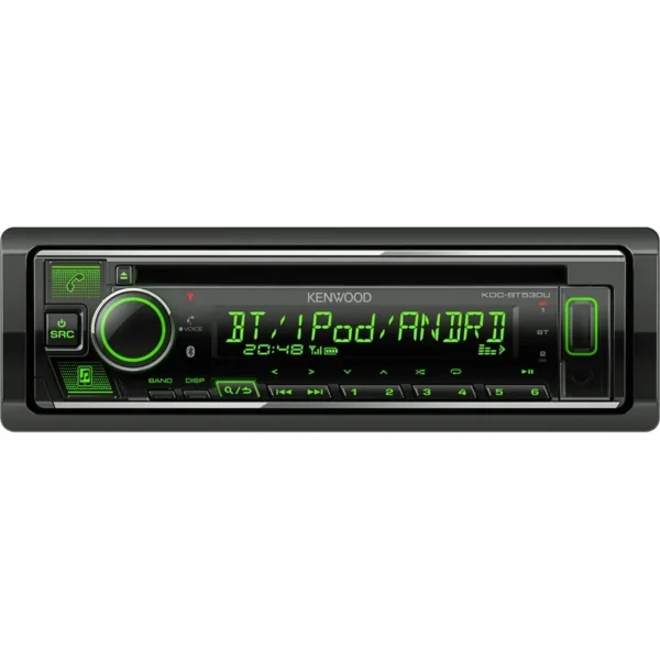Kenwood KDC-BT530U car media receiver Black 88 W Bluetooth