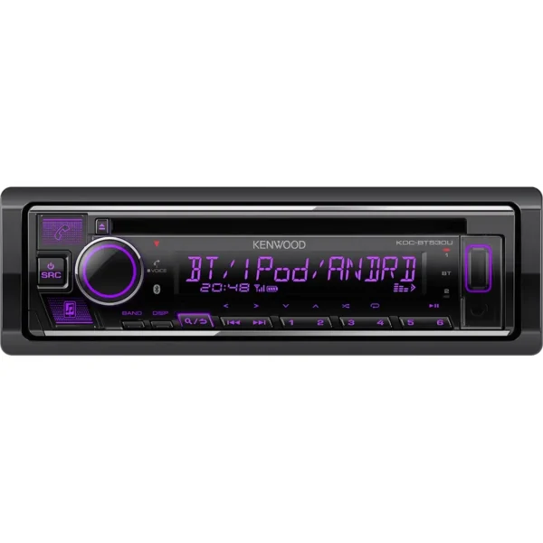 Kenwood KDC-BT530U car media receiver Black 88 W Bluetooth