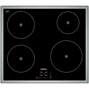 Siemens EH645BE18E hob Black, Stainless steel Built-in Zone induction hob 4 zone(s)
