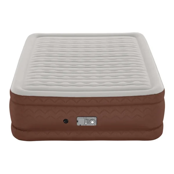 Bestway AlwayzAire Fortech Queen Air Mattress with Built-in Comfort Choice+ Dual Pump 2.03 m x 1.52 m x 51 cm