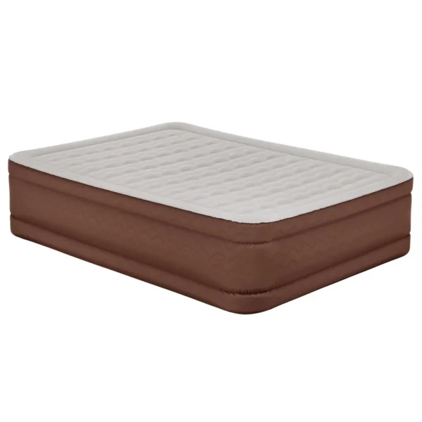 Bestway AlwayzAire Fortech Queen Air Mattress with Built-in Comfort Choice+ Dual Pump 2.03 m x 1.52 m x 51 cm