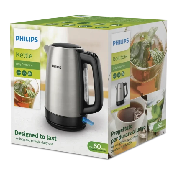 Philips Daily Collection HD9350/90R0 electric kettle 1.7 L 2200 W Stainless steel