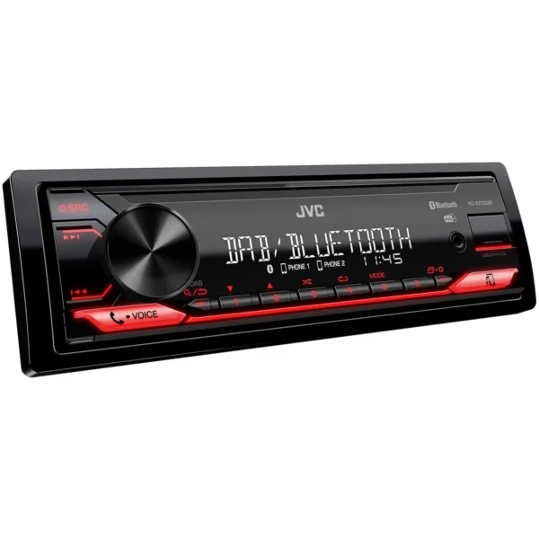 JVC KD-X272DBT car media receiver Black, Red 350 W Bluetooth