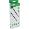 InLine Slim Audio spiral cable 3.5mm male / female, 4-pin, Stereo, 2m