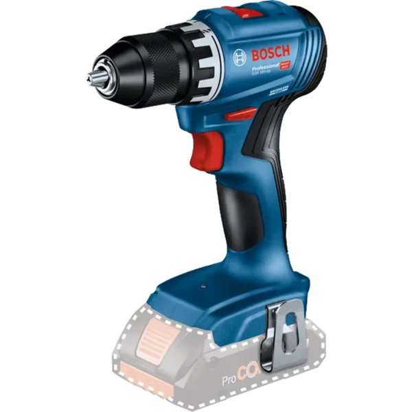 Bosch GSR 18V-45 Professional 500 RPM Keyless 900 g Black, Blue