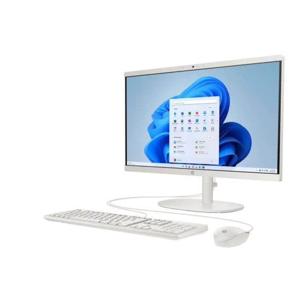 HP 22-dg0006na Intel® N N100 54.5 cm (21.4″) 1920 x 1080 pixels All-in-One PC 8 GB DDR5-SDRAM 256 GB SSD Windows 11 Home Wi-Fi 6 (802.11ax) White