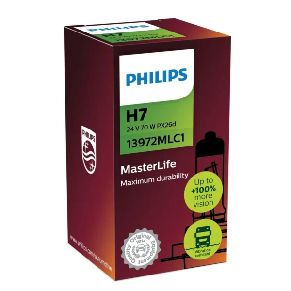 Philips MasterLife 13972MLC1 24 V headlight bulb