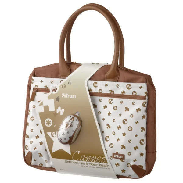 Trust Cannes 15.4″ Notebook Bag + Mouse Bundle 39.1 cm (15.4″) Briefcase
