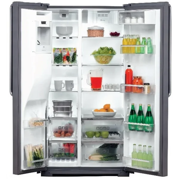 Whirlpool WSX5172 MS side-by-side refrigerator Freestanding 550 L Stainless steel