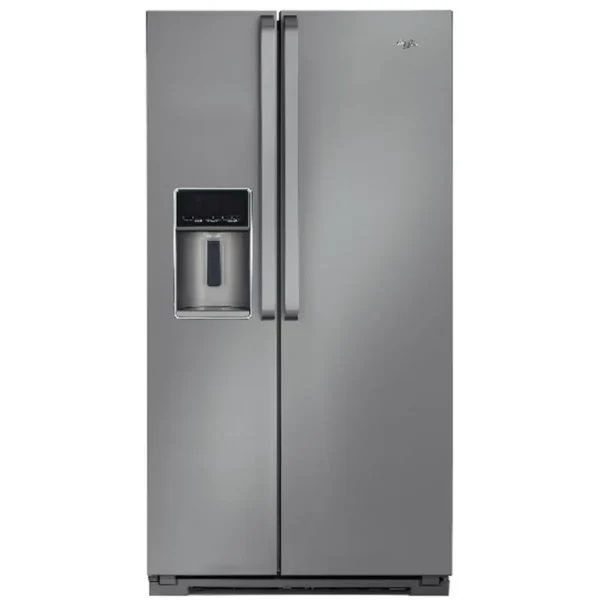 Whirlpool WSX5172 MS side-by-side refrigerator Freestanding 550 L Stainless steel