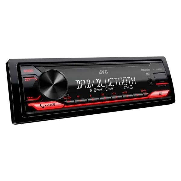 JVC KD-X282DBT car media receiver Black 200 W Bluetooth