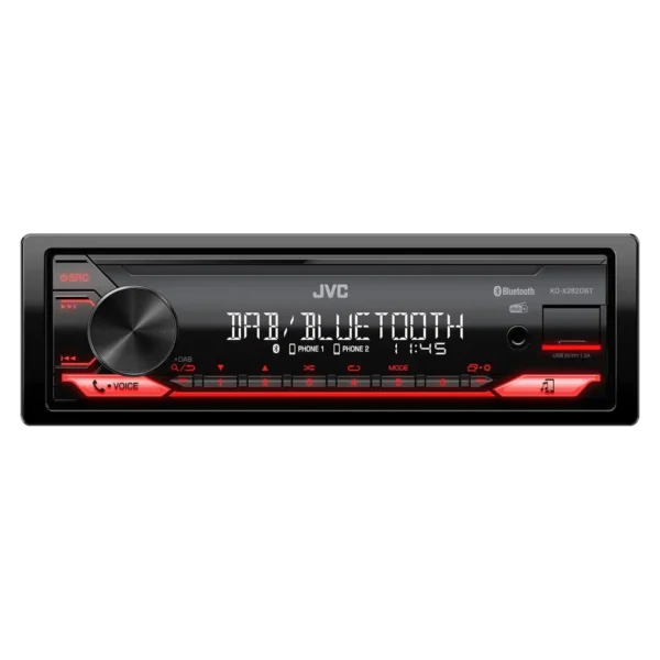 JVC KD-X282DBT car media receiver Black 200 W Bluetooth