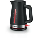 Bosch TWK4M223GB electric kettle 1.7 L 3000 W Black, Grey, Red