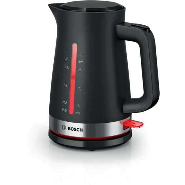 Bosch TWK4M223GB electric kettle 1.7 L 3000 W Black, Grey, Red