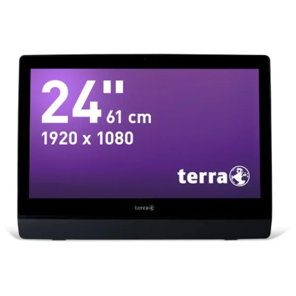 TERRA 2411 Intel® Core™ i5 i5-4590S 61 cm (24″) 1920 x 1080 pixels Touchscreen All-in-One PC 8 GB DDR3-SDRAM 240 GB SSD Windows 10 Pro Black