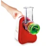 Moulinex DJ755G electric grater/spiralizer Plastic Red, White