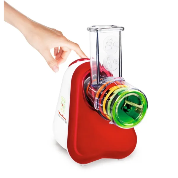 Moulinex DJ755G electric grater/spiralizer Plastic Red, White