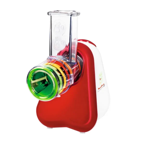 Moulinex DJ755G electric grater/spiralizer Plastic Red, White