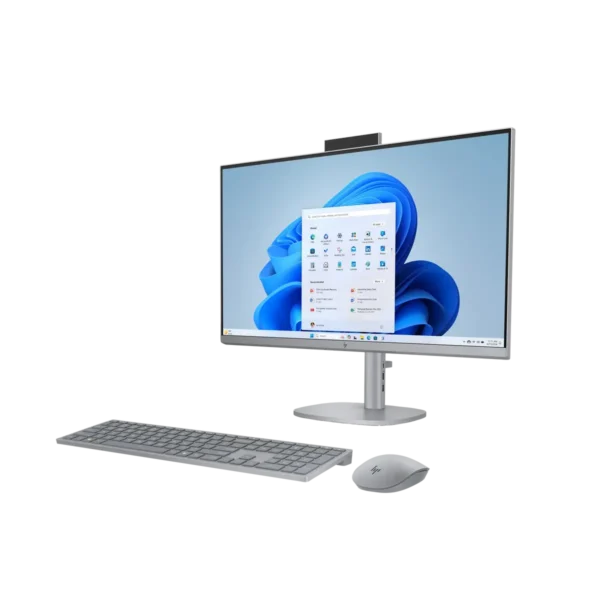 HP OmniStudio X 27-cs0002na Intel Core Ultra 5 125H 68.6 cm (27″) 3840 x 2160 pixels All-in-One PC 16 GB DDR5-SDRAM 1 TB SSD Windows 11 Home Wi-Fi 7 (802.11be) AI PC Silver