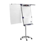 Nobo Impression Pro Mobile Steel Magnetic Whiteboard Easel with Extended Display Arms