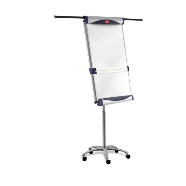 Nobo Impression Pro Mobile Steel Magnetic Whiteboard Easel with Extended Display Arms