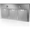 Whirlpool AKR 559/2 IX cooker hood Wall-mounted Stainless steel 433 m³/h