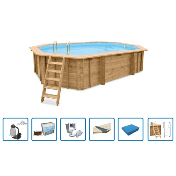 Interline Bali oval 6.40 × 4.00 m Basic package