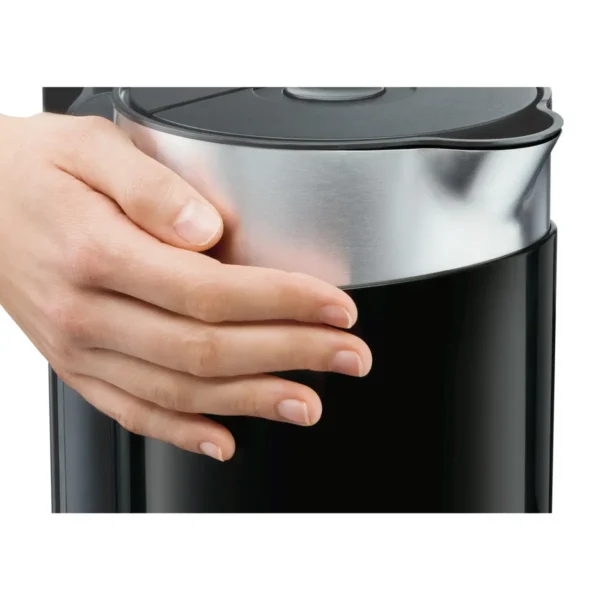 Siemens TW86103P electric kettle 1.5 L 2400 W Black, Stainless steel