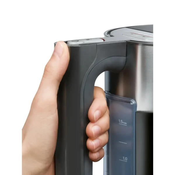 Siemens TW86103P electric kettle 1.5 L 2400 W Black, Stainless steel