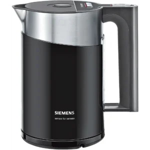 Siemens TW86103P electric kettle 1.5 L 2400 W Black, Stainless steel