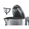 Siemens TW86103P electric kettle 1.5 L 2400 W Black, Stainless steel