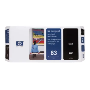 HP 83 Black DesignJet UV Printhead and Printhead Cleaner