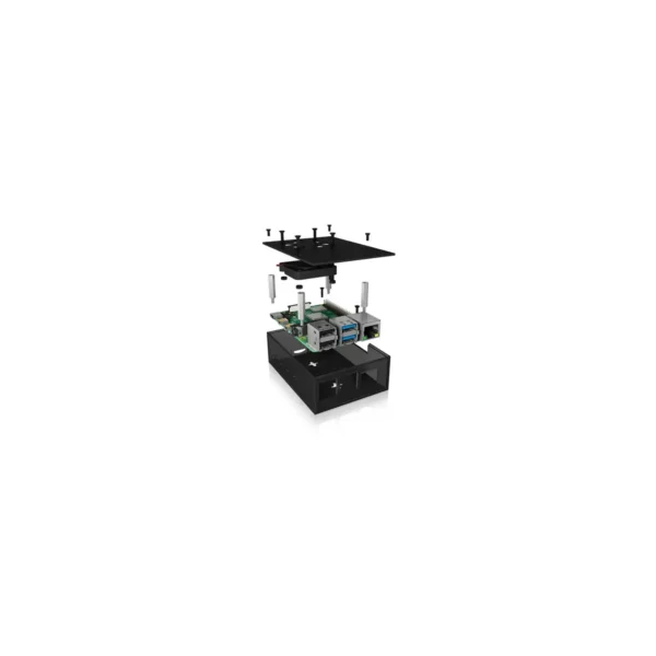 ICY BOX IB-RP108 Case Anthracite, Black