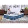 Bestway Fortech Snugable Top Air Mattress Queen with Built-in AC Pump and Antimicrobial Coating 2.03 m x 1.52 m x 36 cm