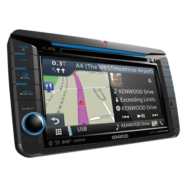 Kenwood DNX518VDABS car media receiver Black 200 W Bluetooth
