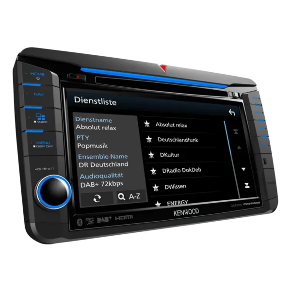Kenwood DNX518VDABS car media receiver Black 200 W Bluetooth