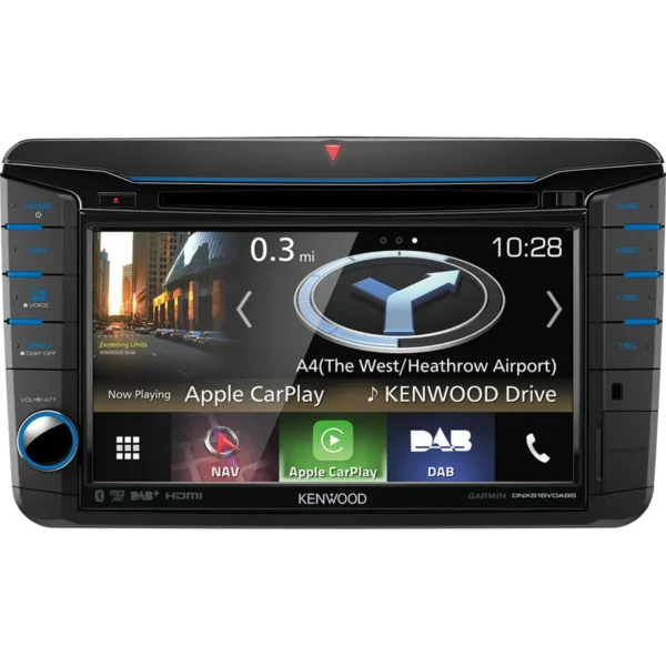 Kenwood DNX518VDABS car media receiver Black 200 W Bluetooth