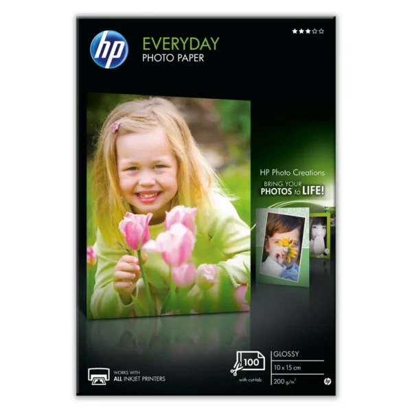 HP Q5441A photo paper Black, Blue, White