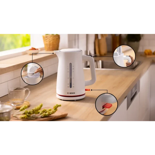 Bosch TWK3M121 electric kettle 1.7 L 2400 W White
