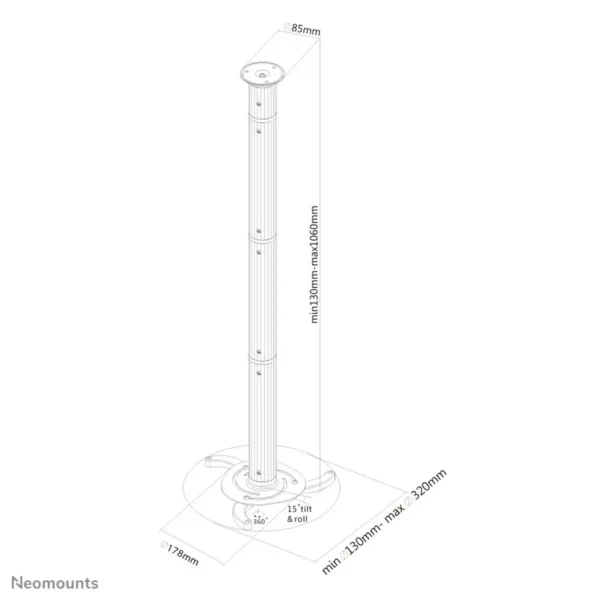 Neomounts projector ceiling mount