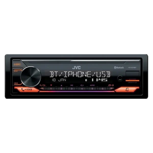 JVC KD-X375BT car media receiver Black 50 W Bluetooth